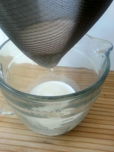 how to make almond milk C