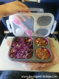 My meal on the airplane.