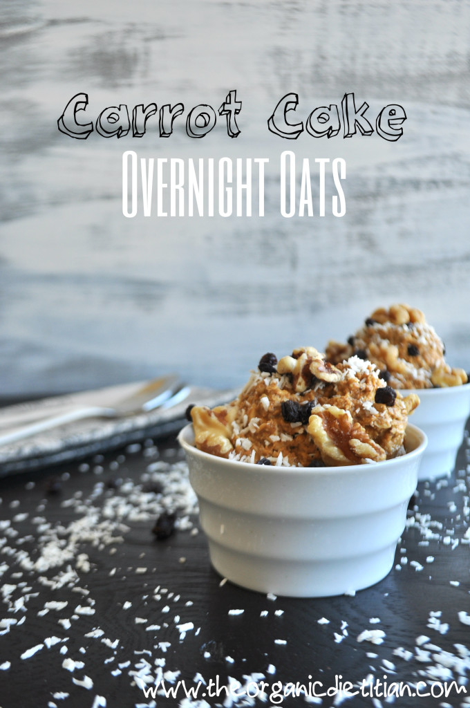 Carrot Cake Overnight Oats Title
