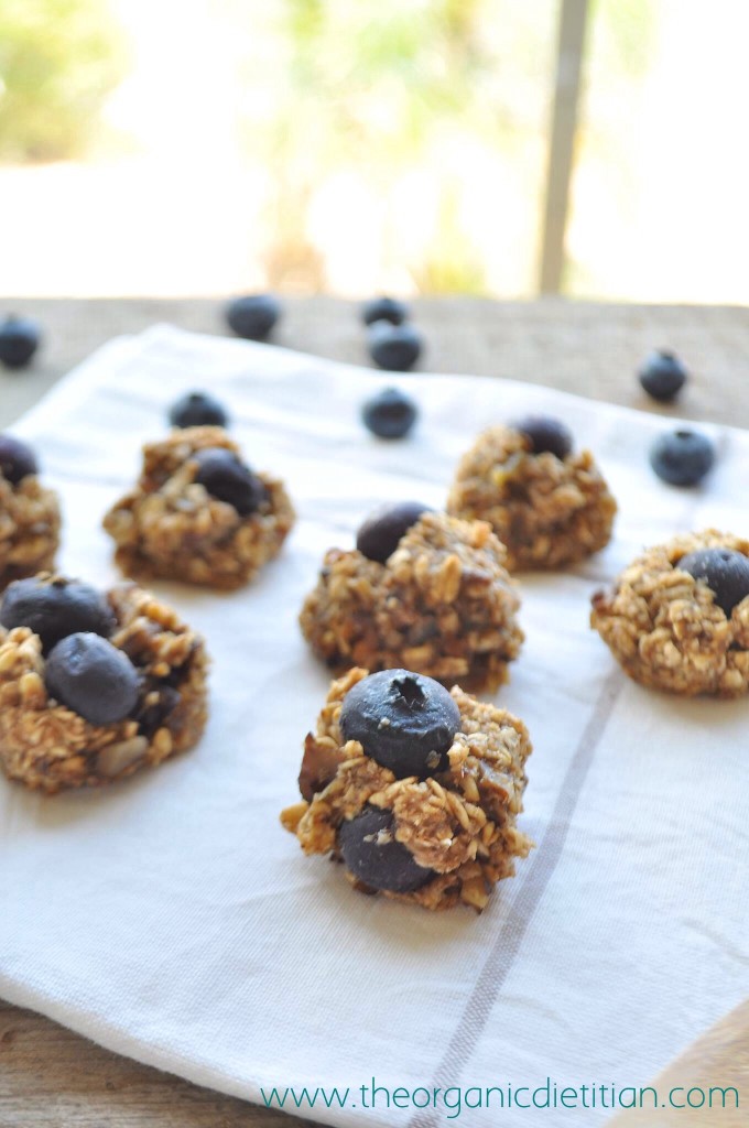 Blueberry Walnut Breakfast Cookies