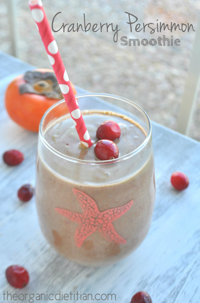 Cranberry Persimmon Smoothie