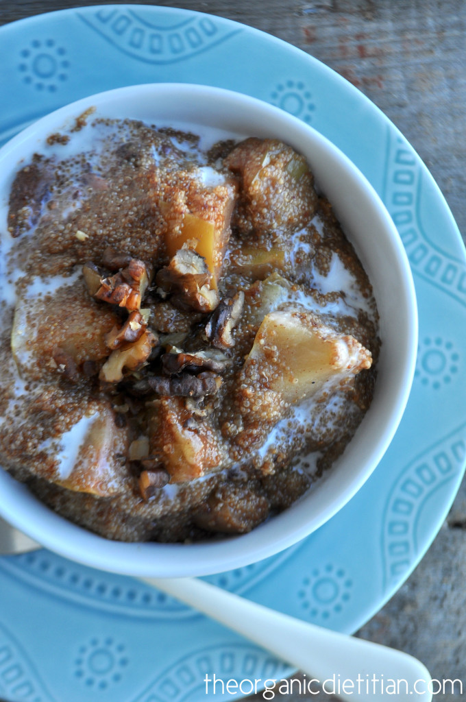 Crock Pot Apple Pie Amaranth Porridge 7