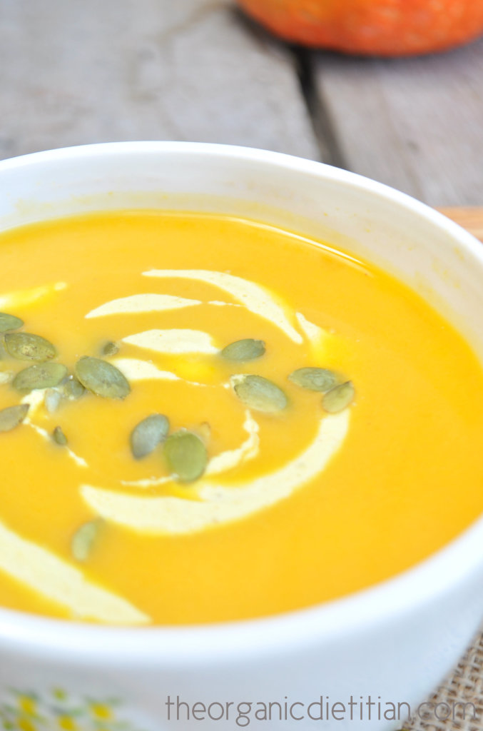 Winter Squash Soup with Curry Cream 5