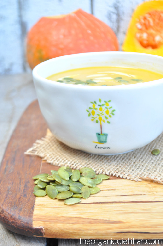 Winter Squash Soup with Curry Cream 6