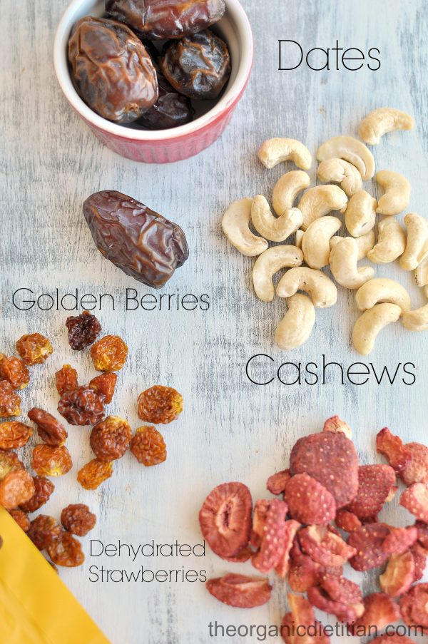 Nature's Energy Bar: Date Bars with Strawberries, Golden Berries and ...
