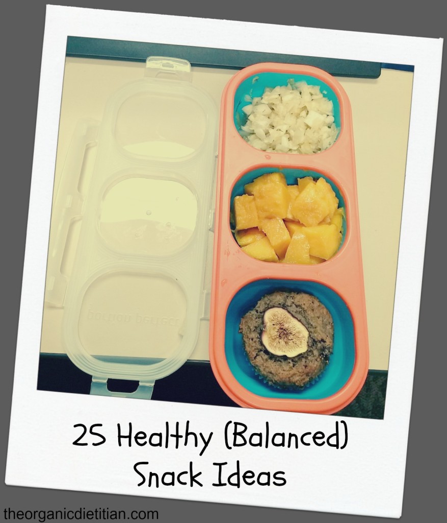 25 Healthy Balanced Snacks