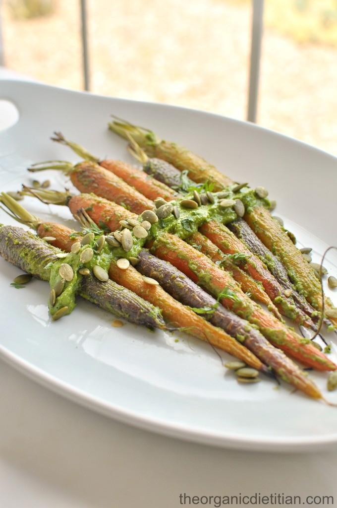 Roasted Carrots with Green Goddess 2