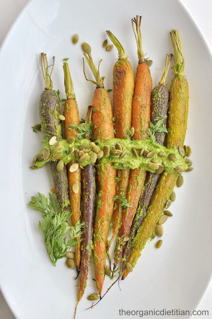 Roasted Carrots with Green Goddess 3