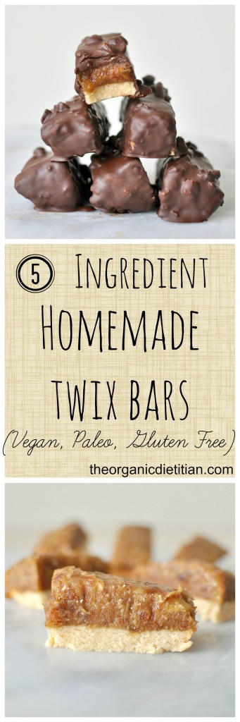 5 ingredient homemade twix #glutenfree #vegan #paleo 