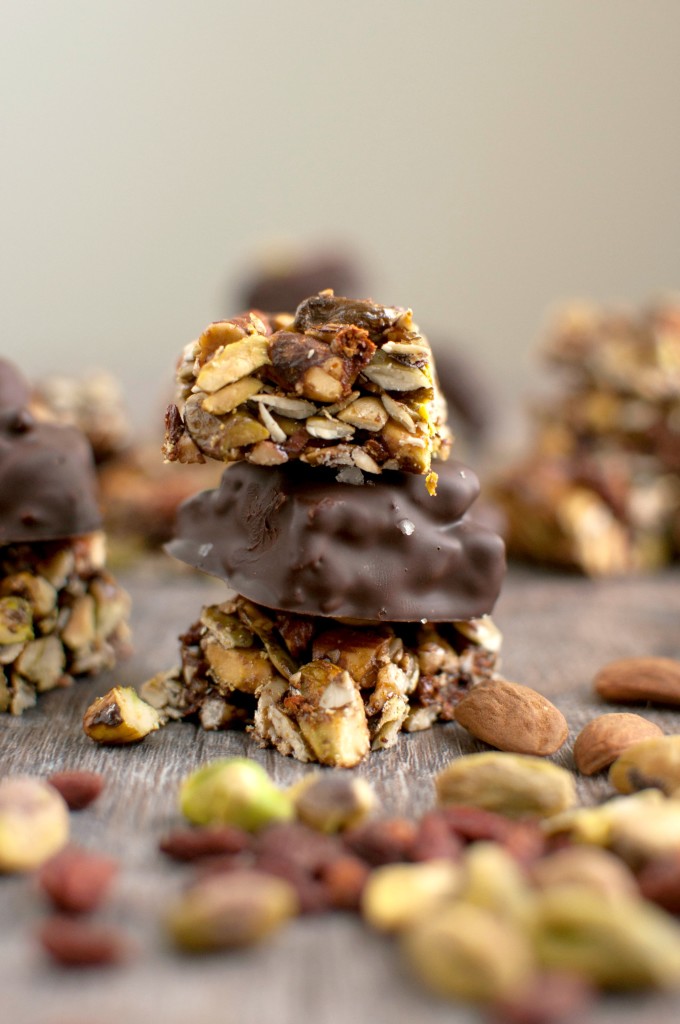 Chocolate Nut Clusters 2