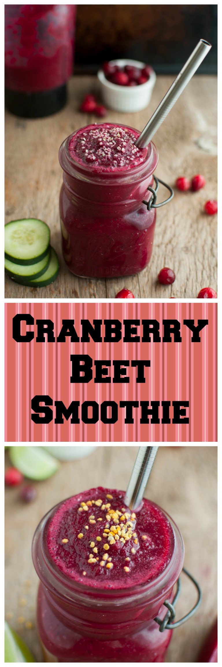 Can't Beet It: Cranberry Beet Smoothie - The Organic Dietitian