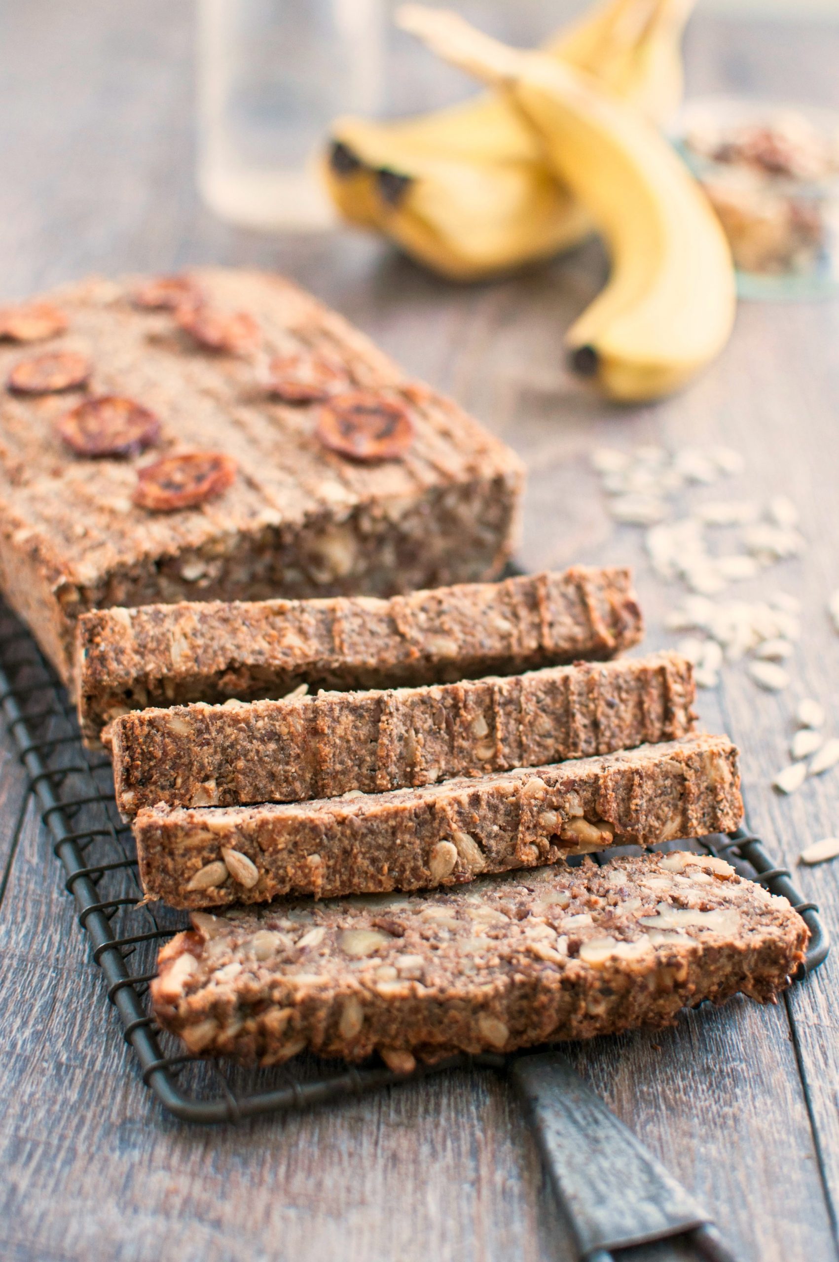 Banana Nut and Seed Bread (Grain Free, GF, Vegan) - The Organic Dietitian