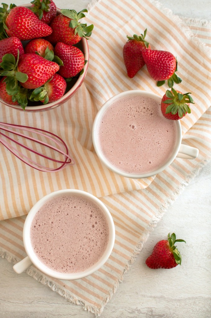 Strawberry White Hot Chocolate 2