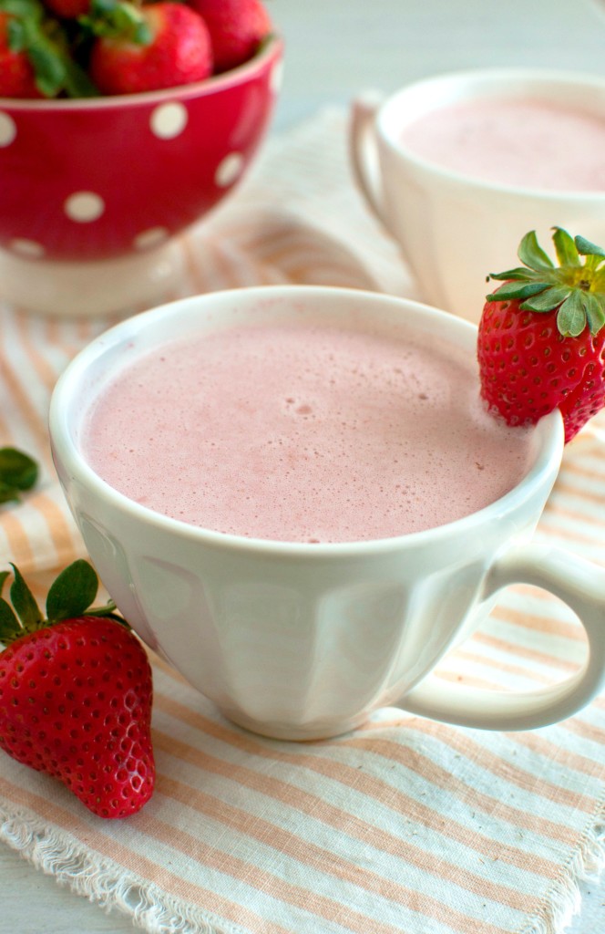 Strawberry White Hot Chocolate