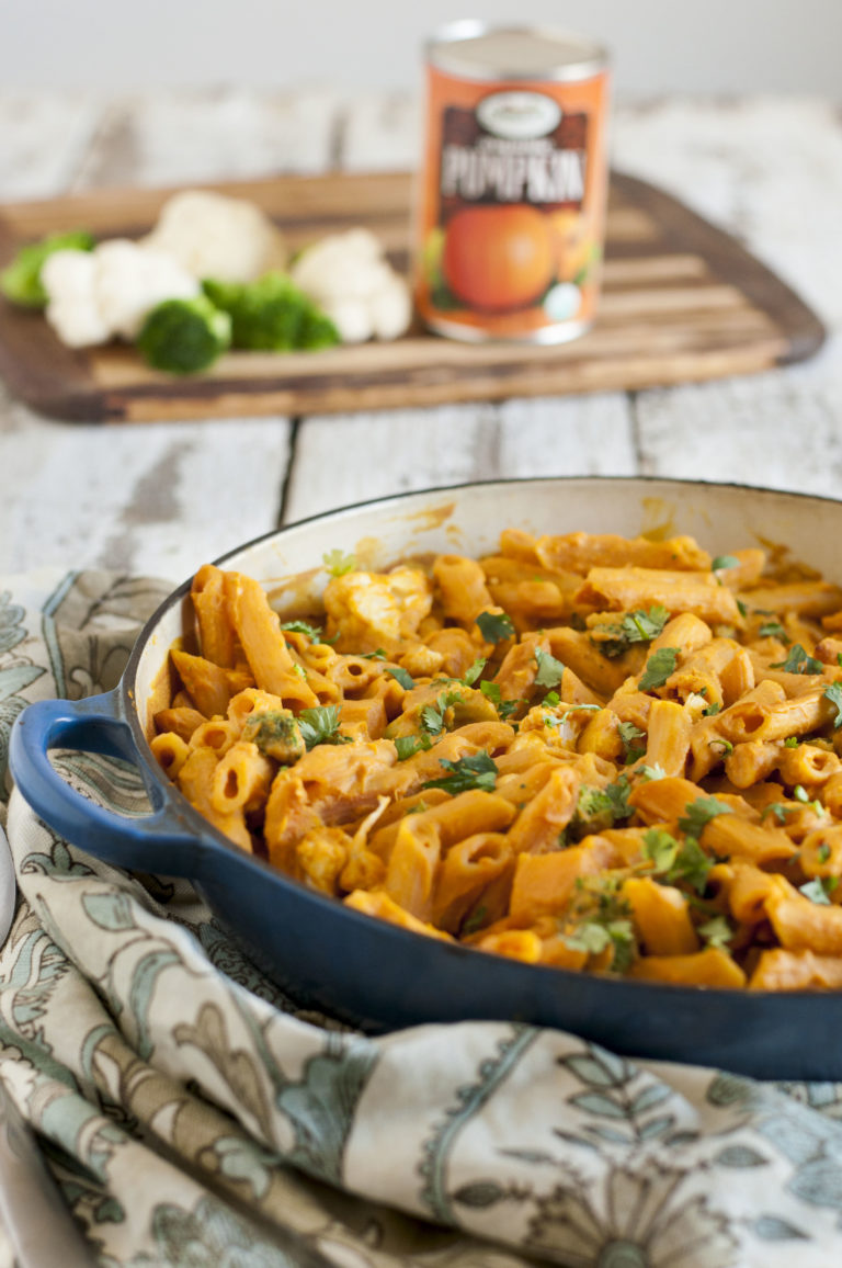 Dairy-Free Loaded Pumpkin Macaroni and Cheese - The Organic Dietitian